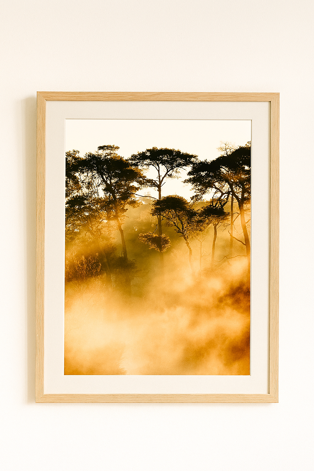 Fiery forest