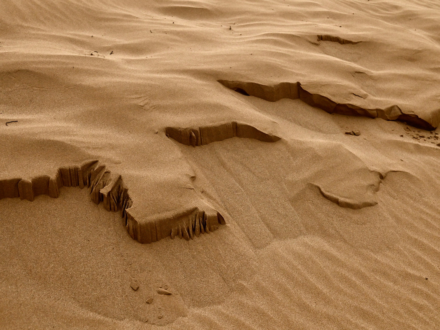 Patterns of sand